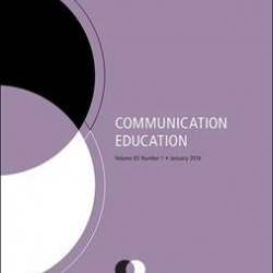 Cover of journal: Communication Education