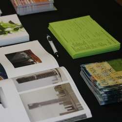 Image of pamphlets on a table