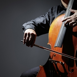 Person playing cello