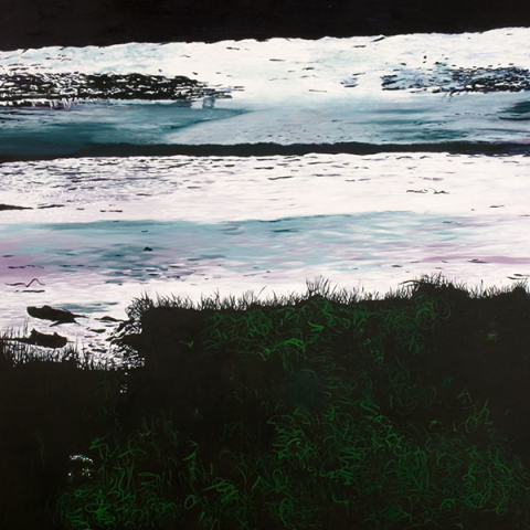 Seascape painting by June Yokell